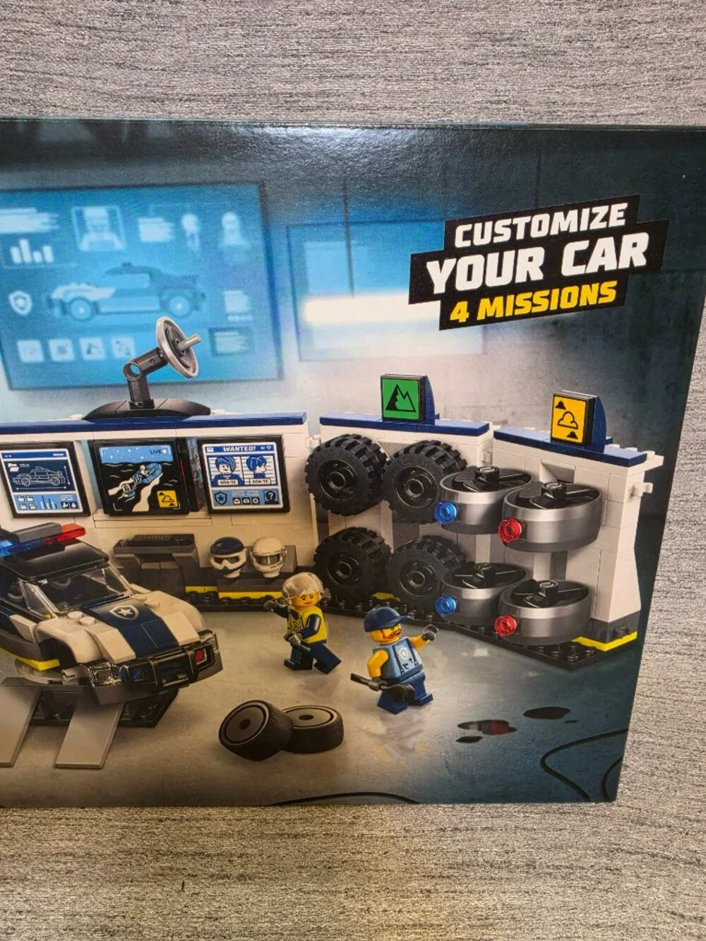 Lego City Custom Police Car Garage 60457